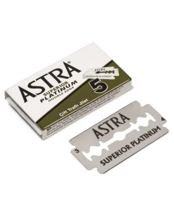 Astra Superior Platinum Double Edge Razor Blades x5
