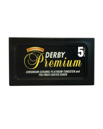 Derby Premium Double-Edge Razor Blades - Pack of 5