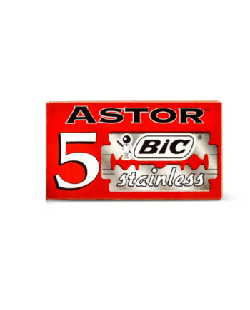 Bic Astor Razor Blades Stainless Steel - Pack of 5