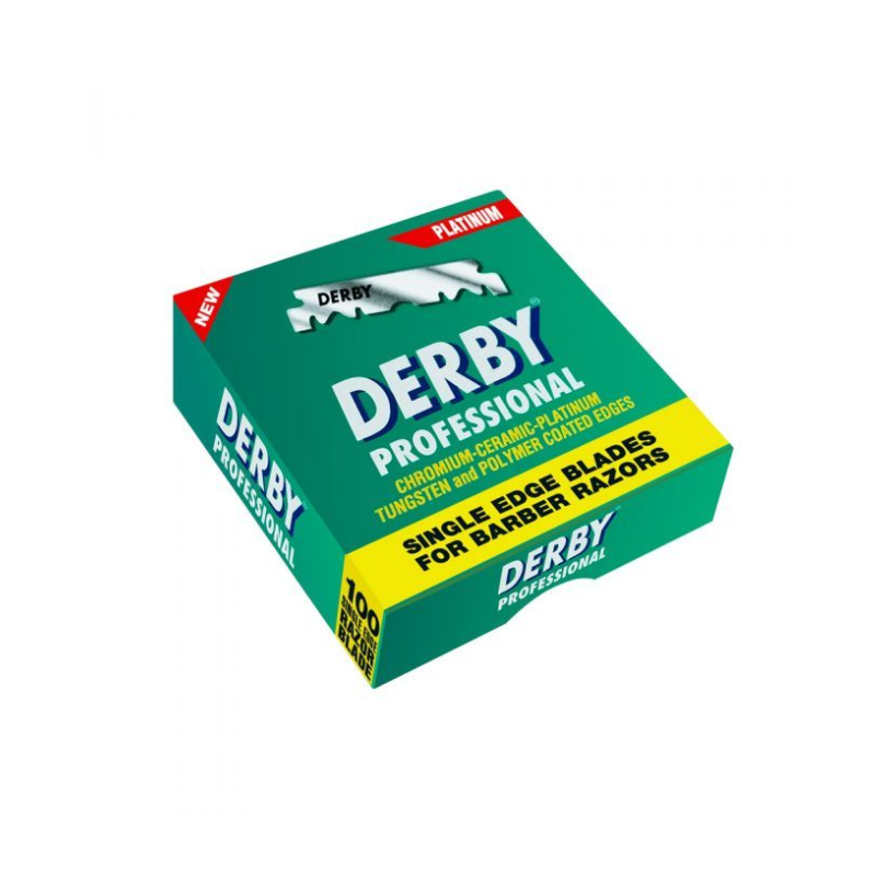 100 single edge razor blades Derby Professional