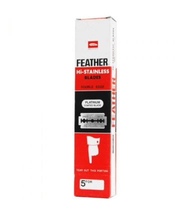 Feather Hi-Stainless double-edge razor blades - Pack of 100