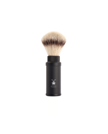 MÜHLE TRAVEL Shaving Brush – Black Anodised Aluminium