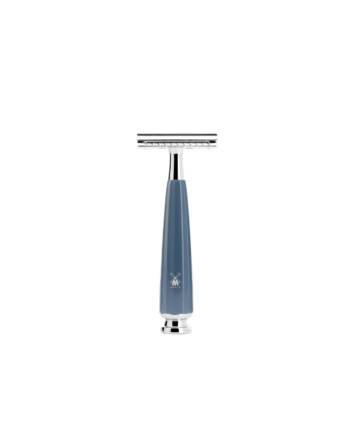 MÜHLE RYTMO Safety Razor – Blue Resin, Closed Comb