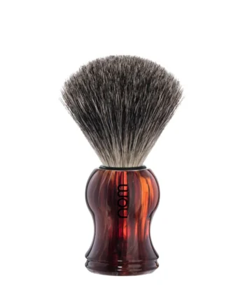 Nom Gustav Plastic Havanna Shaving Brush Pure Badger