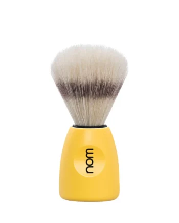 Nom Lasse Plastic Lemon Shaving Brush Pure Bristle