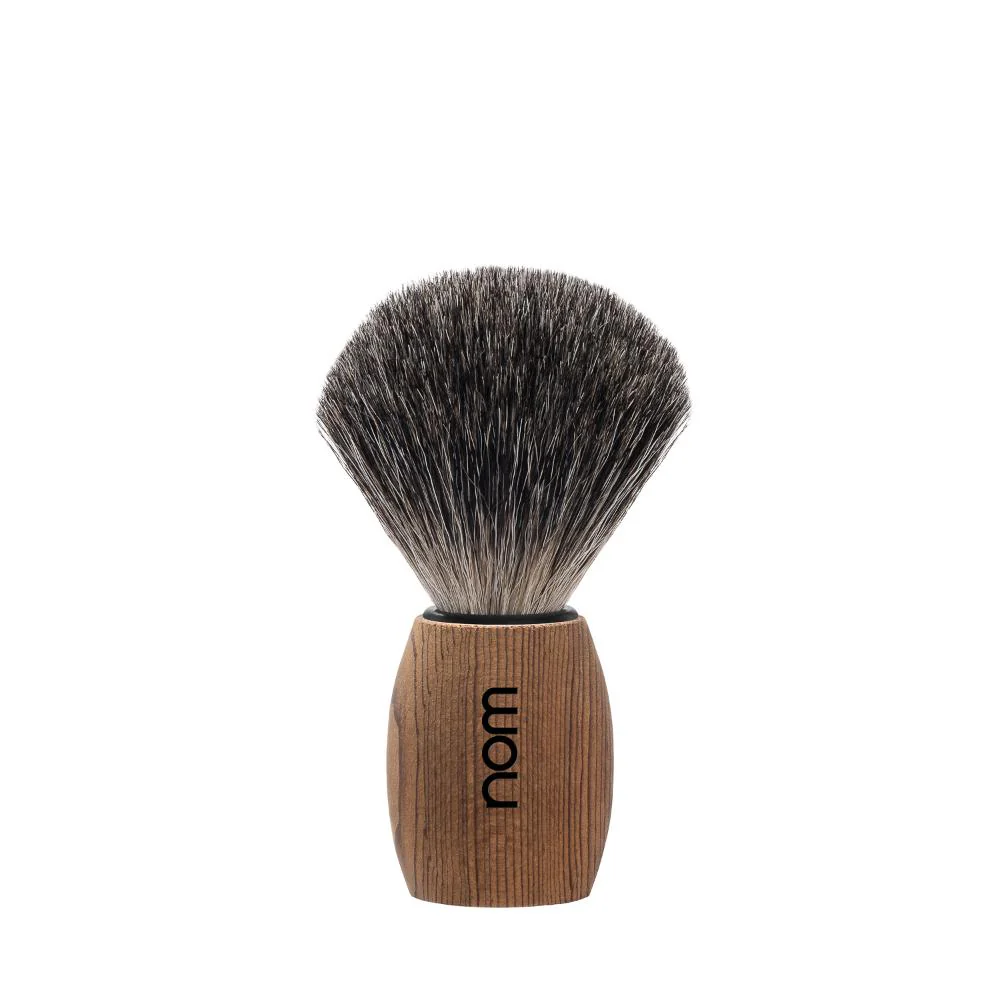 Nom Ole Blushed Ash Shaving Brush Pure Badger
