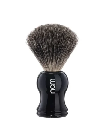 Nom Gustav Shaving Brush Pure Badger Black