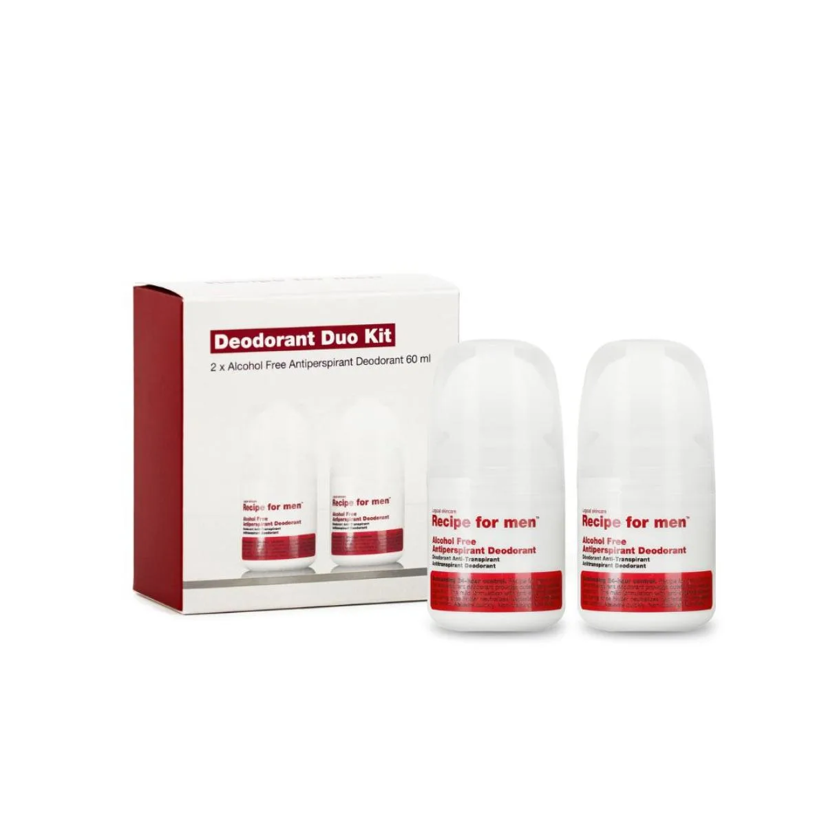 Recipe for Men Deodorant Kit 2x60ml
