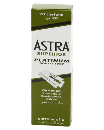 Astra Superior Platinum double-edge razor blades - Pack of 100