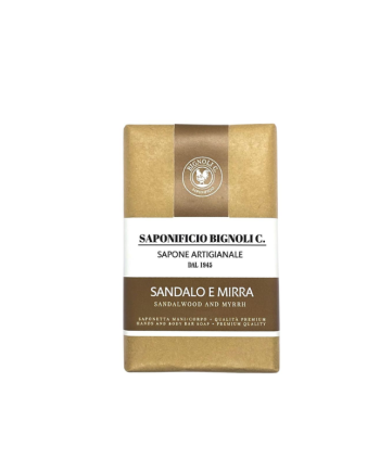 Saponificio Bignoli Hand & Body Soap – Sandalwood & Myrrh 150g
