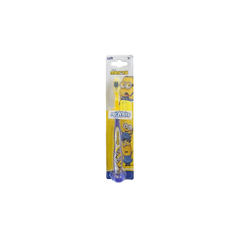 Minions Manual Toothbrush With Travel Cap