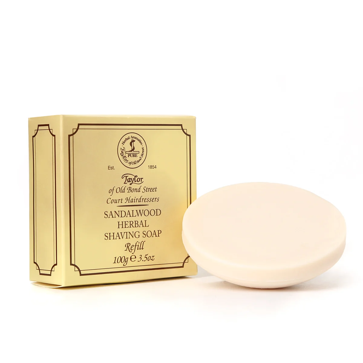 Taylor of Old Bond Street Sandalwood Herbal Shaving Soap 100g