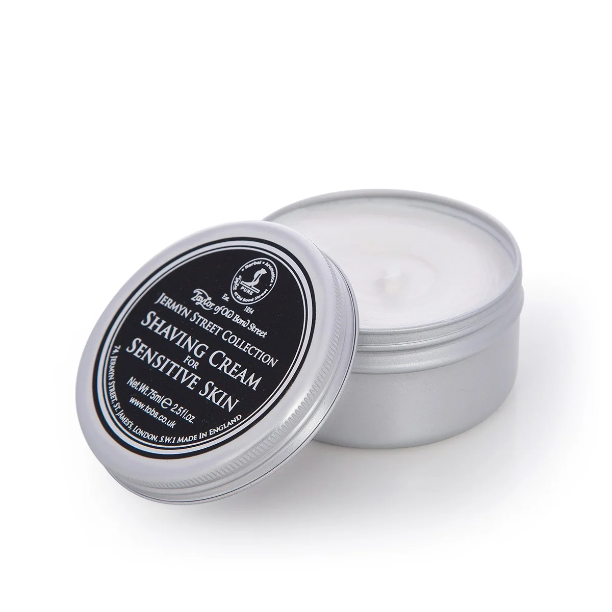 Taylor of Old Bond Street Jermyn Street Alcohol Free Shaving Cream Bowl 75ml